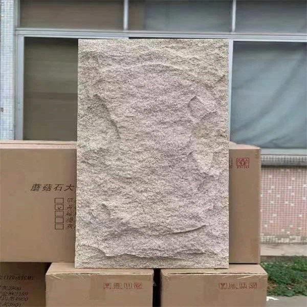 Chinese Supplier Artificial Exterior Stone Veneer Pu Faux Stone Panels Home