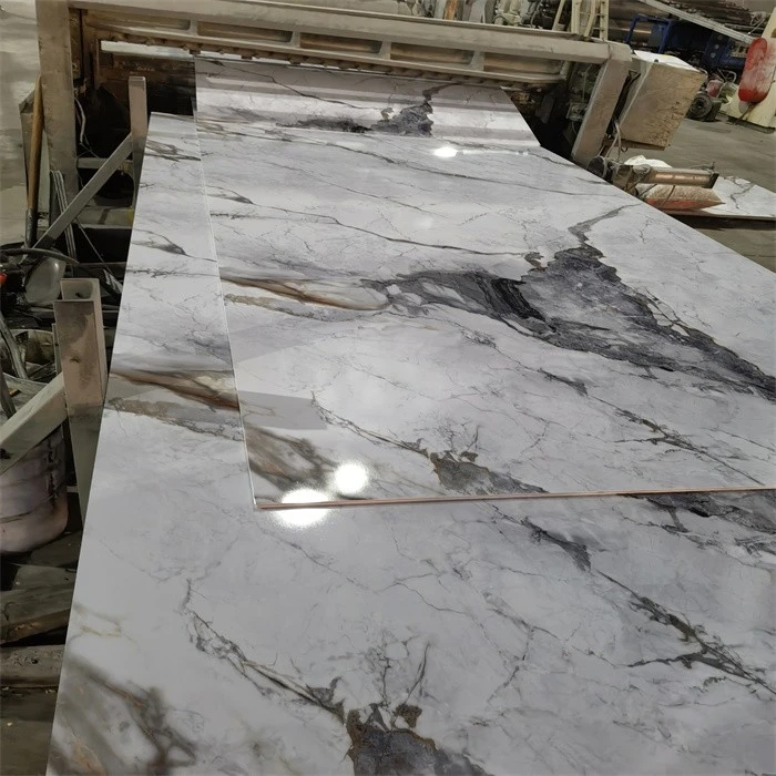 Hot Sale High Glossy 2.5mm UV Panel PVC Marble Sheet